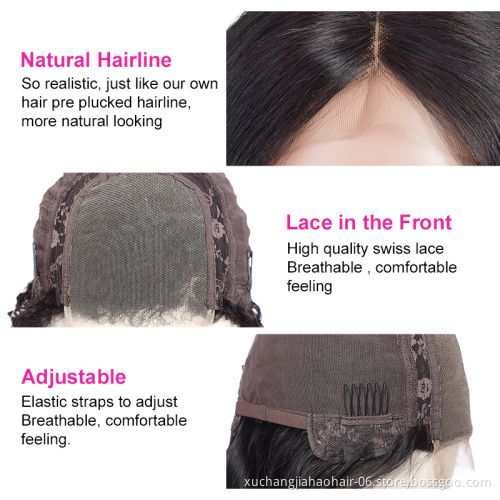 100% Virgin Human Brazilian Hair Short 4x4 Closure BOB Wig for Black Women Cheap Curly Bob Wigs Human Hair Lace Front